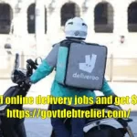 Find online delivery jobs and get $100